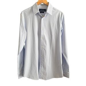 MIZZEN+MAIN | Men's Leeward Light Blue Button down Shirt Large Trim Fit